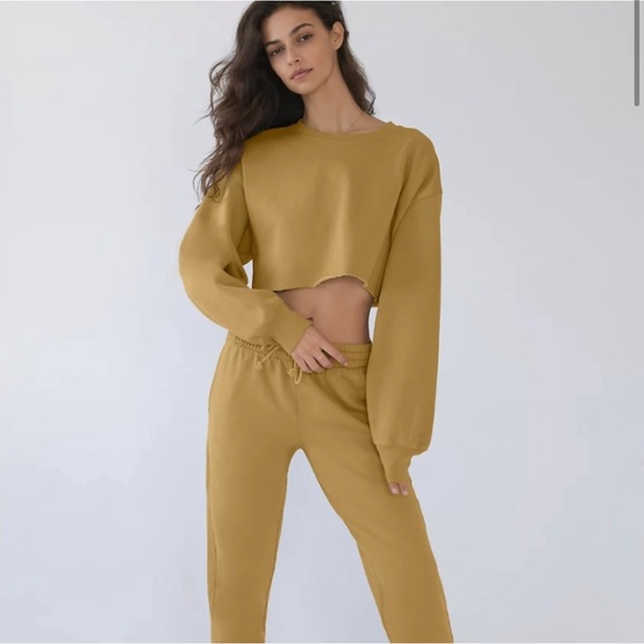 Matching Set TNA Cozy AF Fleece Boyfriend Line - Picture 1 of 9